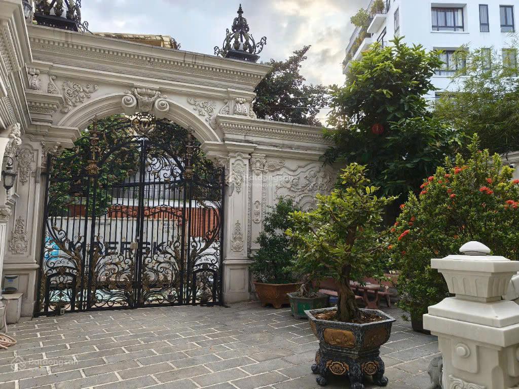 Giảm mạnh 10 tỷ bán biệt thự compound đường cmt8, phường 7, tân bình, 11x34m, hầm, 5 lầu hồ bơi