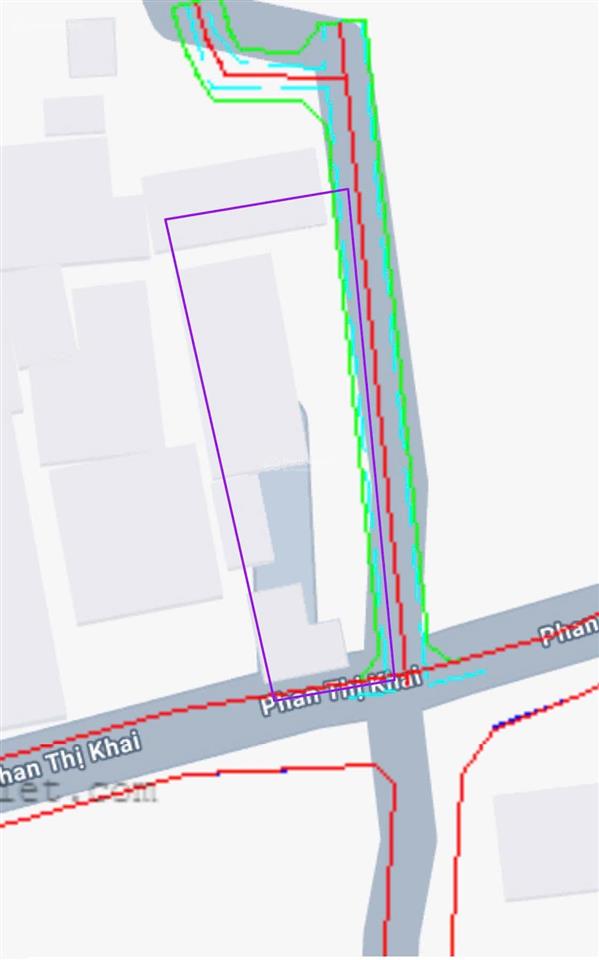 500m2 có 300m2 thổ cư, mặt tiền đường phan thị khai