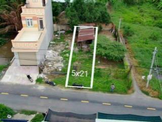Đất thổ 105m2 (5x21) mặt tiền đường nhựa an thạnh  tân bửu