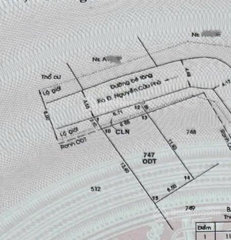 Đất thổ 95m2 (6,5x14m) sát đại học phạm ngọc thạch xã tân kiên , bình chánh