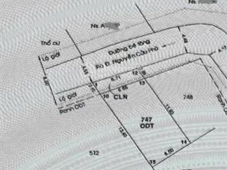 Đất thổ 95m2 (6,5x14m) sát đại học phạm ngọc thạch xã tân kiên , bình chánh