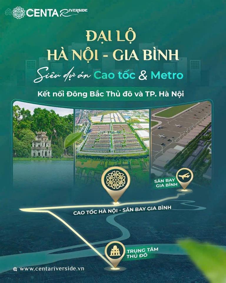 Chínhthức mở bán biệt thự riverside ngay ga metro trung mầu, trên vành đai 3, chỉ 61tr/m2