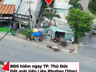 Bán lô đất ngang 6 duy nhất được xây hầm + 7 tầng mặt tiền đường liên phường, cách global city 300m