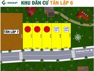 Nhanh tay sở hữu mảnh đất cách dự án sungroup chỉ 4 km, giá 340 triệu  103m