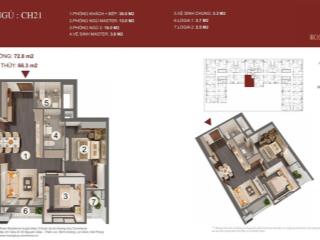Bán căn 2pn2wc tòa rose dtsd 66.3m2, 2 logia hướng ban công đông nam giá 2.8 tỷ.  0528 758 ***