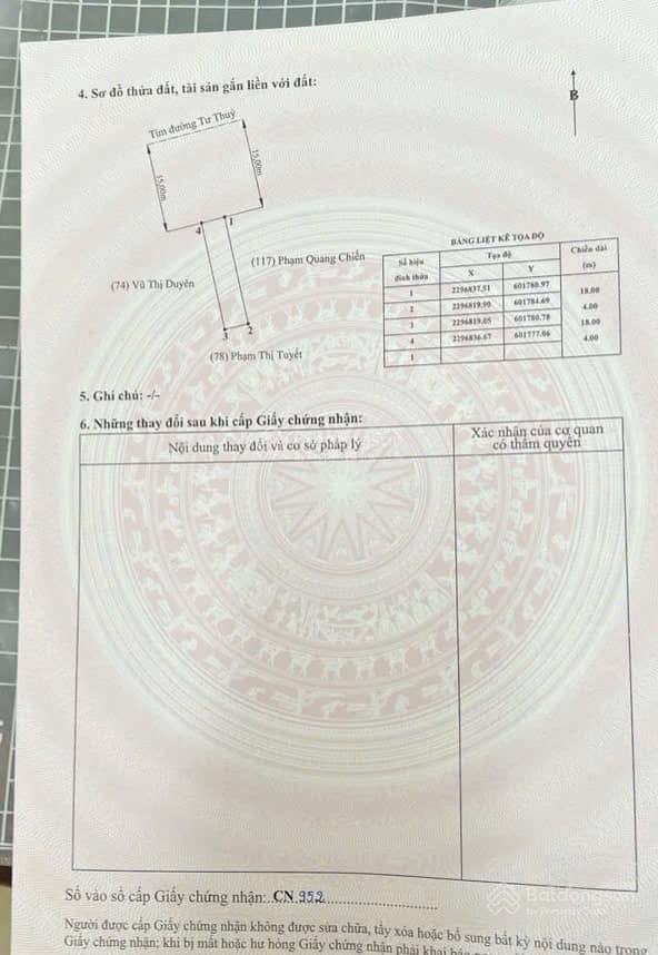 Bán đất 72m2, 2,4 tỷ, đường 402, hòa nghĩa, dương kinh, hải phòng, giá cực chất