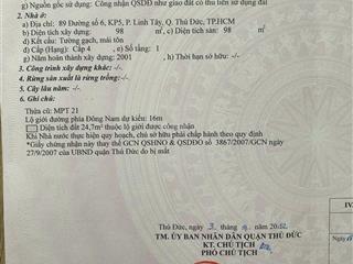 Chính chủ cần bán gấp mặt tiền 6,5mx18m giá chỉ 12,5 tỷ   931893456 anh tài