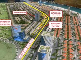 Quỹ căn mặt sau đường 58m đại lộ vân đồn tại phương đông