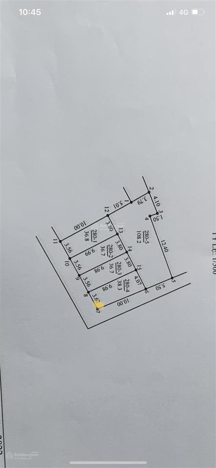 Bán đất 40  60m2 tại vân côn, hoài đức