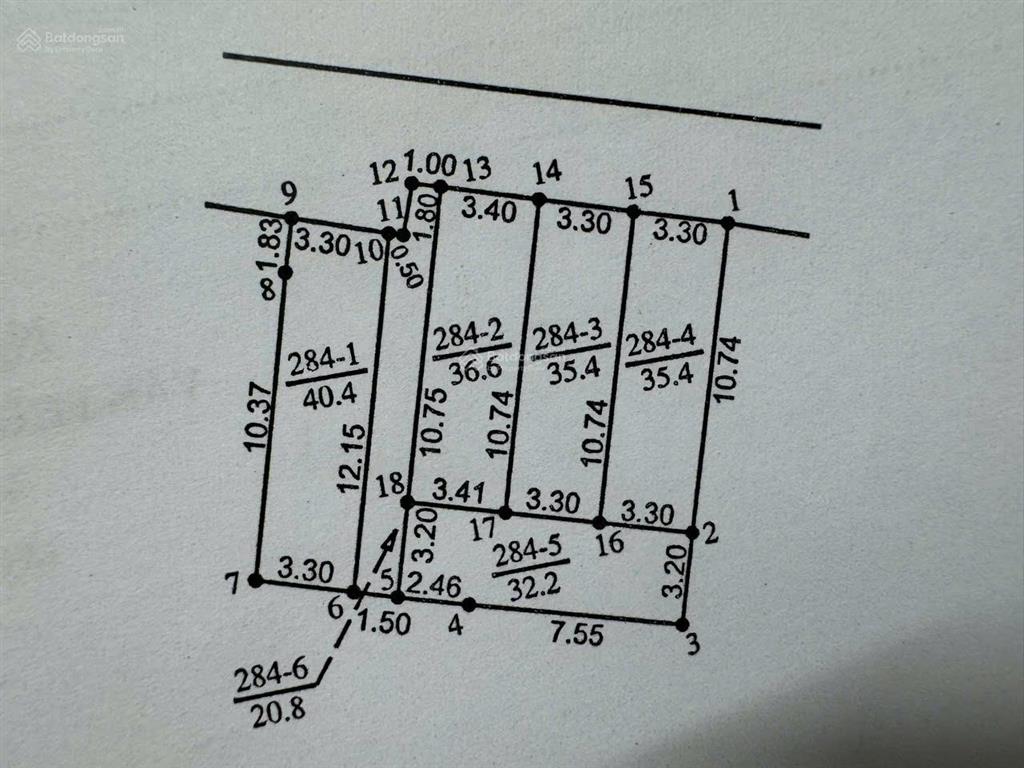 Bán đất 40  60m2 tại vân côn, hoài đức