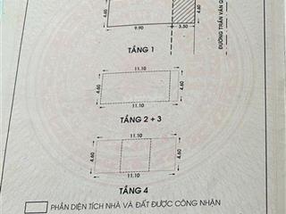 Bán mt trần văn quang 4.6x13.2m, 3 lầu, giá 12.6 tỷ