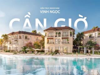 Bán biệt thự tại vinhomes green paradise, 10,4 tỷ, 75m2, giá cực chất chỉ với