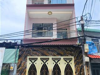 Nhà mới 2 lầu sân thượng mặt tiền đường số lâm văn bền  quận 7