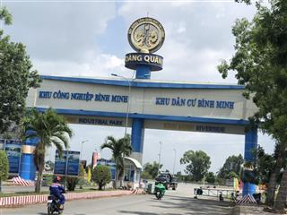 Ngộp bank cần ra nhanh nền đất thổ 110m2 đường 24m khu công nghiệp hoàng quân mekong city