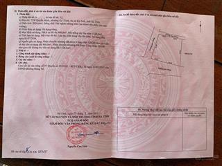 Siêu phẩm 3 mặt tiền đối diện dự án nhà ở của vingroup tại kỳ trinh, kỳ anh, hà tĩnh