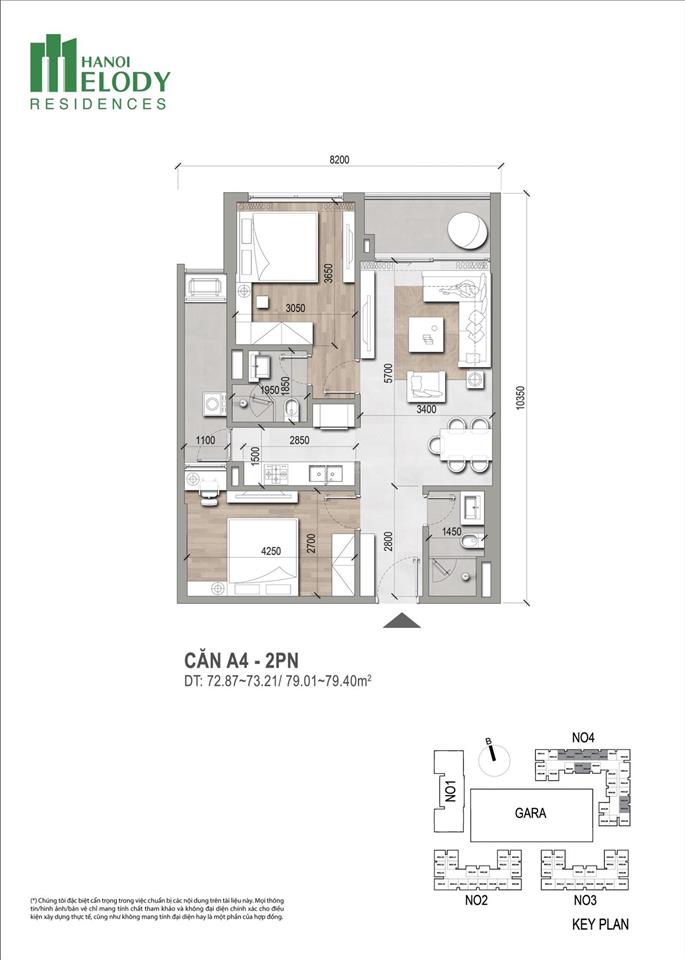 Bán căn hộ 2pn  diện tích 74,79m2 bao rẻ vay ngân hàng 0% lãi suất giá bán hai bên có thương lượng