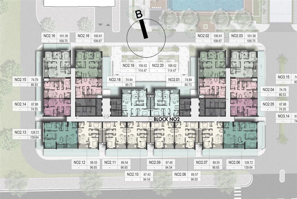 Tư vấn chuyên sâu dự án melody linh đàm  quỹ căn chuyển nhượng có 1 0 2  giá bán bao rẻ 2pn & 3pn