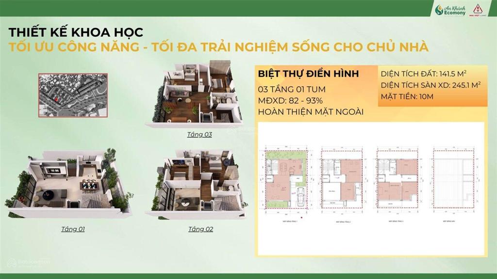 Tư vấn chuyên sâu lk & bt an khánh ecomony  quỹ căn chuyển nhượng có 1 0 2  nhận full ck 10%