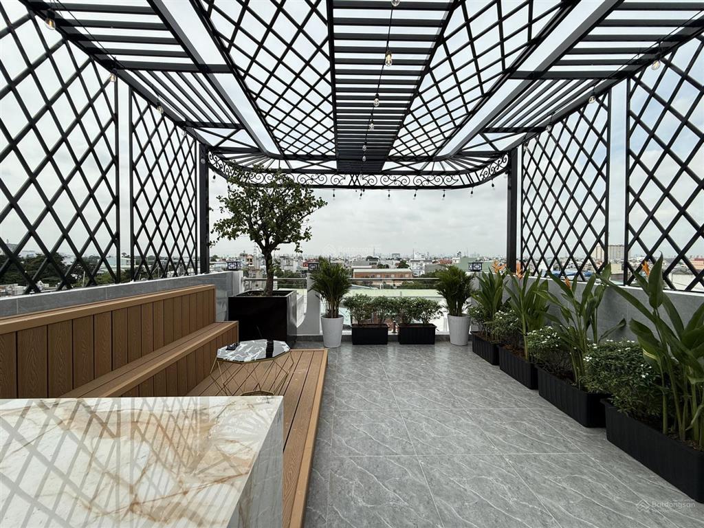 Nhà thạnh lộc 19, dt 4,5x14m, lửng, 3 lầu, 4pn, gara ô tô, sân thượng, hướng đông nam, 6,85 tỷ