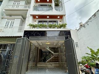 Nhà thạnh lộc 19, dt 4,5x14m, lửng, 3 lầu, 4pn, gara ô tô, sân thượng, hướng đông nam, 6,85 tỷ