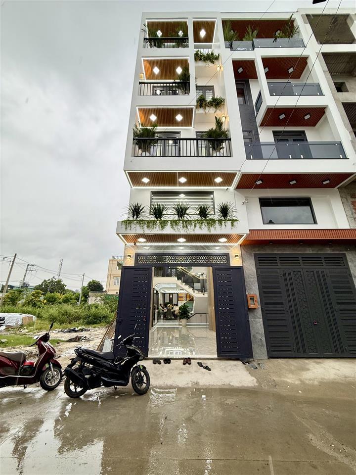 Nhà bên trường học đường thạnh lộc 29, dt4mx20m, lửng, 3lầu, 4pn, p.thờ, gara ô tô, giá 7,55 tỷ