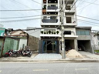 Nhà mặt tiền có thang máy, đường tx 25, dt4.2x25m, lửng, 4lầu, 7vs, gara ôtô, 4pn, p.thờ, s.thượng