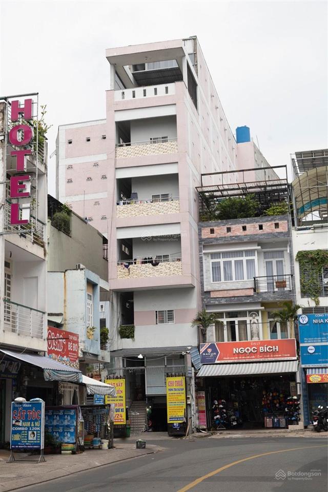 Căn hộ dịch vụ tn 430tr/tháng  mt đường trần tấn  dt 523m2  1 hầm 6 lầu  giá 75 tỷ tl