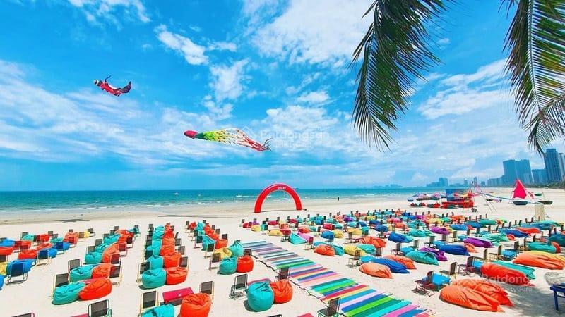 Bán lô góc 2mt đường 33m nguyễn huy chương sát bãi biển sơn trà dt 132m2 ngang 8m giá 20.x tỷ