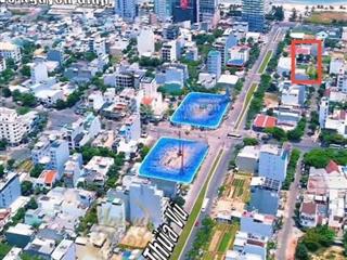 Bán lô góc 2mt đường tân thuận sát biển mỹ khê 200m  dt  255.7m2 (16x16) giấy phép xây cao tầng