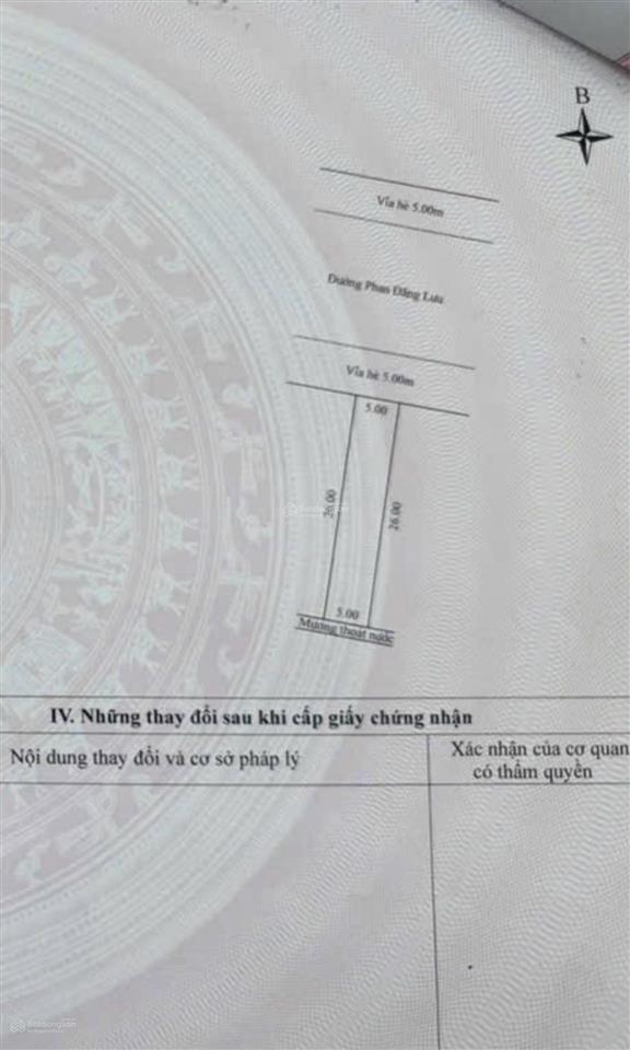 Bán mặt tiền phan đăng lưu, trục chính 15m. diện tích 130m2 (5x26) giá tốt