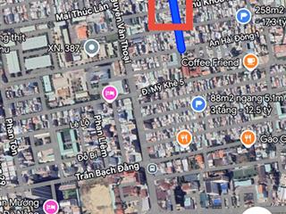 Bán nhà đường nguyễn duy hiệu song song nguyễn văn thoại  175m2 ngang 7m  sát biển mỹ khê