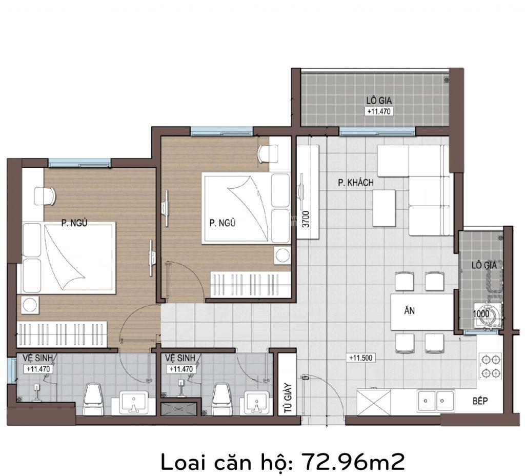Cho thuê căn hộ chung cư conic riverside 2pn2w, có nt giá 8tr/tháng   0979 695 ***