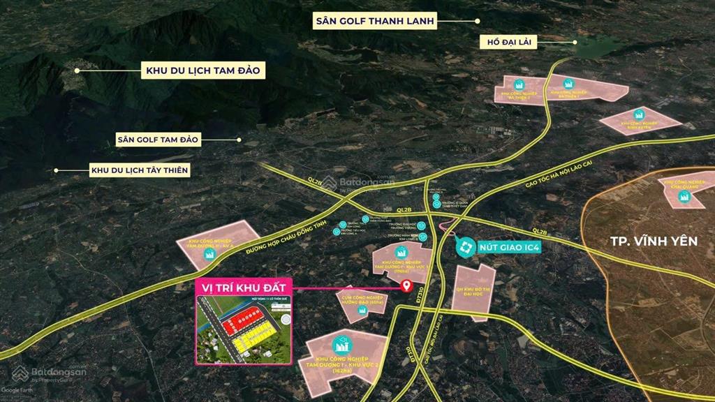 Ra hàng 11 lô ba bước chân tới khu công nghiệp tam dương đang quy hoạch, khẩn trương mua là thắng