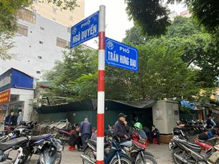 Bán nhà mặt phố trần hưng đạo, hoàn kiếm. mặt tiền 20m. sổ đỏ thổ cư 740m2, xây được cao tầng