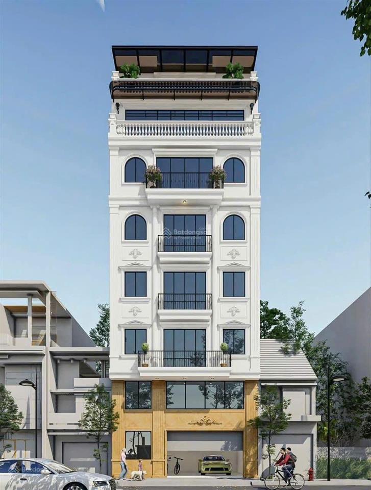 Bán nhà lô góc, 3 mặt thoáng, ôtô tránh, kd sầm uất, phố hoàng quốc việt, dt 100m x 7 tầng, mt 4,8m