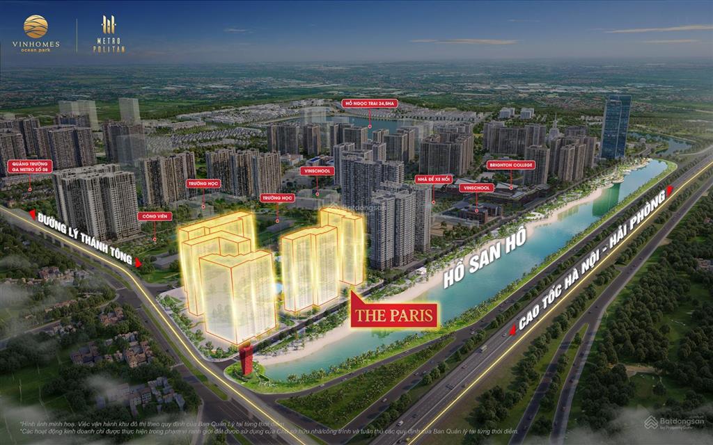 Bán căn hộ 2pn tại the paris vinhomes ocean park, 3,55 tỷ, 61m2 giá ưu đãi chính chủ
