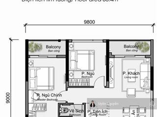 Alnata plus view đỉnh nhất nhìn qua centery  2pn 85m2 góc giá 5.8tỷ(102%)