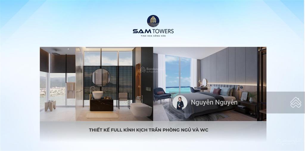 Căn hộ 2pn sam towers trực diện sông hàn đà nẵng, cam kết lợi nhuận 300 triệu/năm + ưu đãi t9/2025