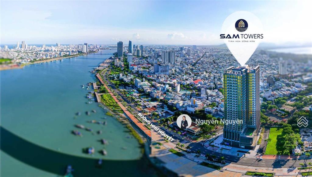 Căn hộ 2pn sam towers trực diện sông hàn đà nẵng, cam kết lợi nhuận 300 triệu/năm + ưu đãi t9/2025