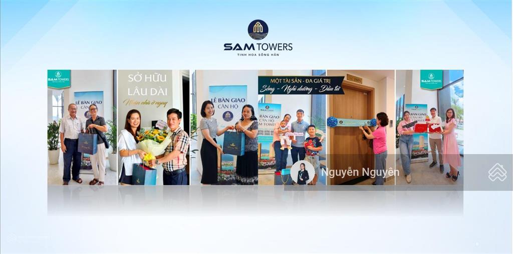 Căn hộ 2pn sam towers trực diện sông hàn đà nẵng, cam kết lợi nhuận 300 triệu/năm + ưu đãi t9/2025