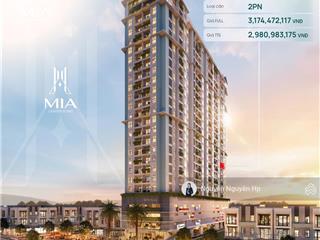 Căn hộ 2pn view biển, tầng trung, bàn giao full nội thất liền tường cơ bản, chiết khấu lên đến 6%