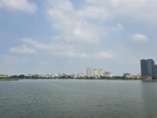 Tòa nhà mặt phố quảng bá, tây hồ, view hồ tây, 3 ô tô 45 chỗ tránh, 9 nổi + 1 hầm, dt 120m2 mt 8,5m
