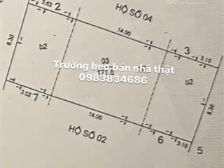 Bán mảnh đất vàng mặt phố nguyễn hoàng, dương khuê, cầu giấy, 2 mặt trước sau, dt 172m2, mt 8,3m.