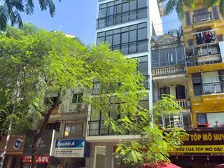 Bán nhà mặt phố trần quốc hoàn, cầu giấy, 6 tầng 1 hầm, mt 4m, dt 44m, vị trí đẳng cấp, vỉa hè 11m.