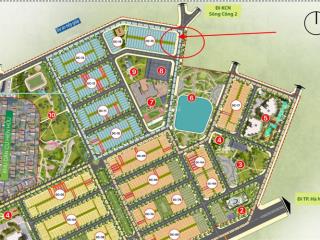 Lô góc vị trí đẹp. giá rẻ. trục thông dự án cầu trúc sông công park city.  035671368