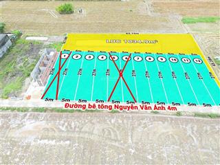 Hàng mới shr. 5x26. giá 650tr nền  xã bình trinh đông cũ, xã tân trụ,tây ninh mới mặt