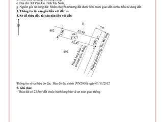5x23 = 116mv full thổ cư  shr * mặt tiền đường đan 5m  đường thông * giá 359tr . 1 sổ