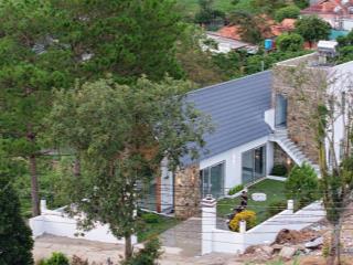 Bỏ phố về quê, sở hữu căn villa sân vương full nội thất và bám suối