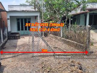 Bán đất tặng nhà cấp 4 ngay mt đường nhựa shr thích hợp đầu tư kinh doanh giá chỉ 950 triệu