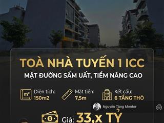 Bán của hiếm  icc quán mau 6 tầng tuyến 1 đã có bìa cá nhân